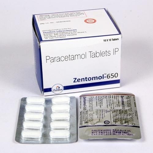 Zentomol 650Mg Paracetamol Tablets Age Group: Adult