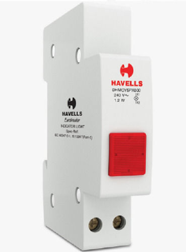 240 Volts 20 Ampere 50 Hertz Flame Resistance Wall Mounted Havells MCB