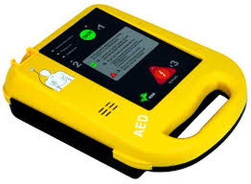 Yellow Aed - Automatic External Defibrillator (Aed -7000) For Hospital