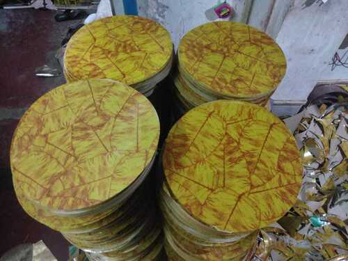 Biodegradable And Eco Friendly Lightweight Round Disposable Sal Patta Plates 