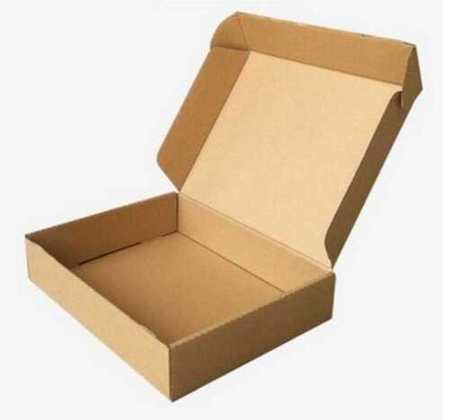 Brown Cardboard Packaging Box With 3-4mm Thickness And Rectangular Shape