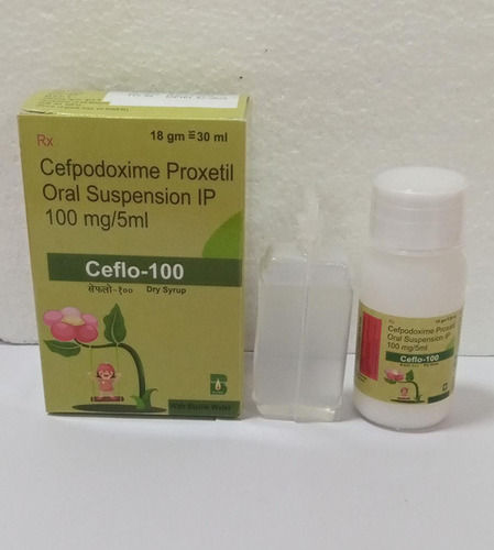 Ceflo-100 Cefpodoxime Proxetil 100 Mg Pediatric Antibiotic Dry Syrup, 30 Ml