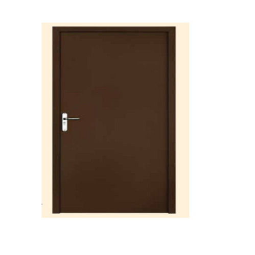 Color Coated Corrosion Resistant Heavy Duty Plain Steel Doors For Entrance