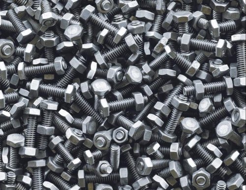 औद्योगिक के लिए ग्रे गैल्वेनाइज्ड और नॉन गैल्वेनाइज्ड बोल्ट और नट