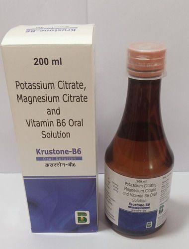 Krustone-B6 Potassium And Magnesium CT, Vitamin B6 Syrup, 200 ML