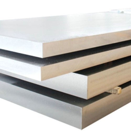 Silver Polished Aluminum Plate