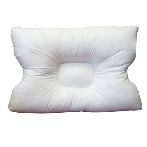 Rectangular Shape White Fiber Pillow With Light Weight