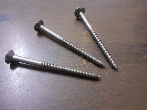 Silver Strong Mild Steel Screw