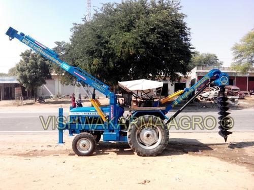 Vishwakarma Post Hole Digger and Pole Crane