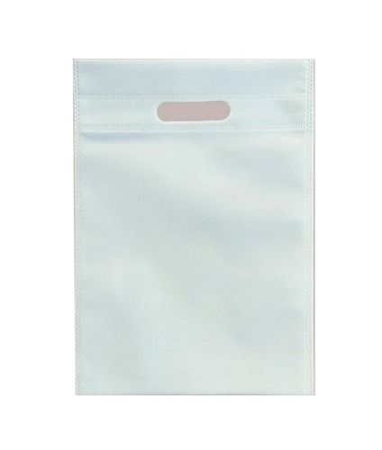 White 10 Kilograms Storage 10X8 Inches Eco Friendly Disposable Non Woven D Cut Carry Bag