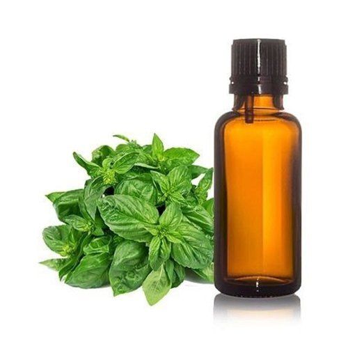 100 Percent Pure Organic And Natural Basil Essentials Oil