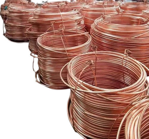 3 Mm Thick 90 Meter Length Rust Resistance Round Coated Copper Wire Rods