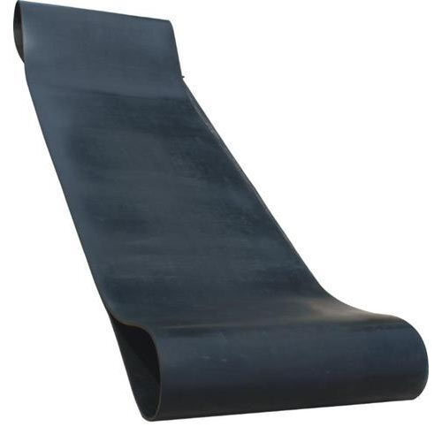 Conveyor Belts - Rubber Material, 12 Feet Size, Black Color - High Strength, Easy to Use, Plain Rectangular Shape, Heat Resistant
