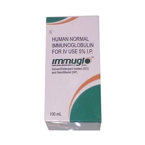 Iv के लिए मानव सामान्य इम्युनोग्लोबुलिन 5% I.P, 100 Ml ड्रग सॉल्यूशंस का उपयोग करें 