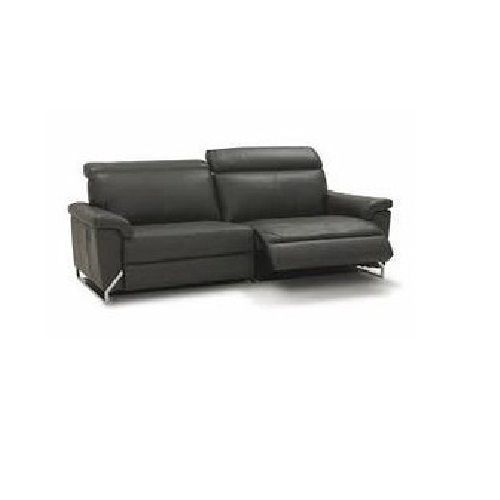 Manual Reclining Comfortable Leather Sofa