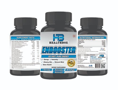 Multivitamin Capsule - 100% Pure A Grade Quality | Prescription for Safe Health, Free from Harmful Chemicals, Promotes Nutrition and Growth