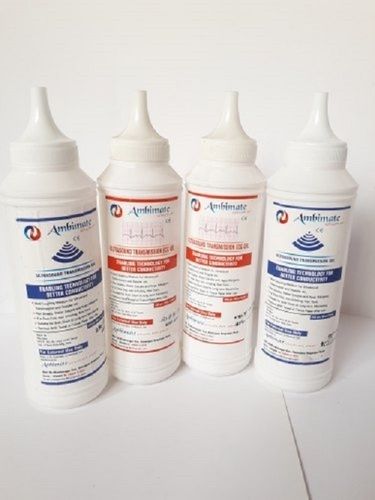 White Non Sensitization Skin Friendly Easy To Apply Ultrasound Ecg Gel, 250Ml