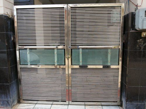 Simple Stainless Steel Main Gate For Home