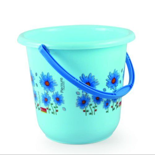 Strong Light Weight Non Breakabl Round Printed Plastic Bucket