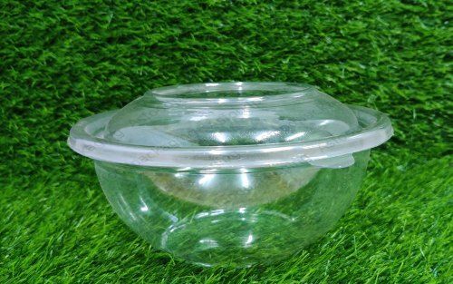 Transparent Round PET Salad Container, For Food Storage, Size: 750 ml