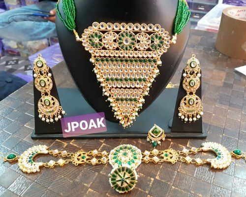 Wedding Golden Rajwadi Aad Jewellery