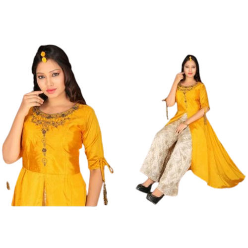 Latest Yellow Colour Sharara Suit Party Wear | Latest Salwar Suits