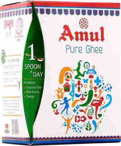 100 Percent Pure And Fresh Light Yellow Amul Pure Ghee
