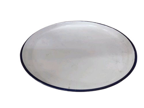 2 Mm Thick 10 Inches Size 1/5 Inch Depth Round Polished Enamel Plate