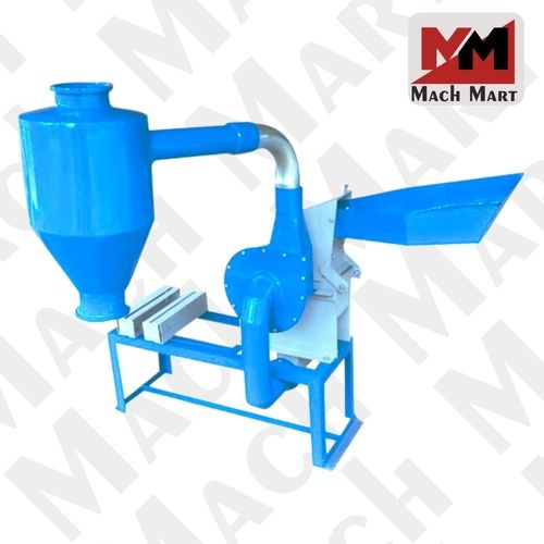 Yellow Blue Floor Standing Stainless Steel Automatic Electric Masala Making Machine