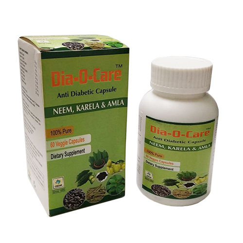 Dia-O-Care Anti Diabetic Capsules With Neem, Karela And Amla Extract