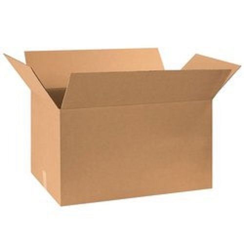 Easy To Carry Moisture Proof Single Wall Plain Corrugated Cardboard Boxes