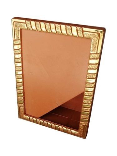 Eco Friendly Wall Hanging Plastic Material Rectangular Golden Photo Frame