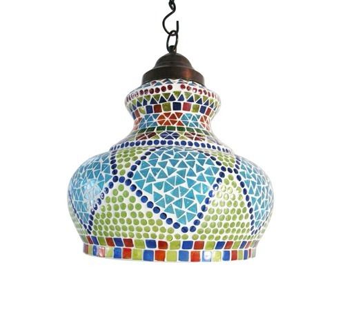 Muliticolour Gagan Mosaic Hanging Lamp General Medicines