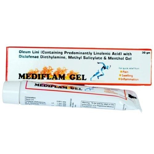 Oleum Lini Diclofenac Diethylamine Methyl Salicylate And Menthol Gel