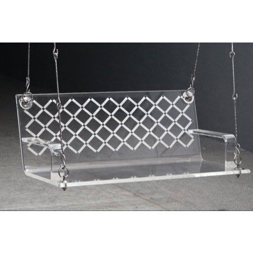 Outdoor Transparent Acrylic Swing With 4-6 Feet Height