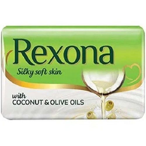 Silky Soft Skin Coconut And Olive Oil Rectangular Soap Bar, 100 Gram