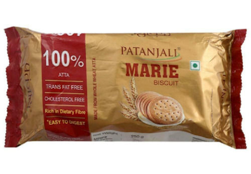 Sweet And Delicious Semi Soft Round Healthier Glucose Patanjali Marie Biscuit 