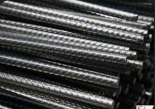 Tmt Bars For Construction Usage, Mild Steel Material And Fe 500 Grade