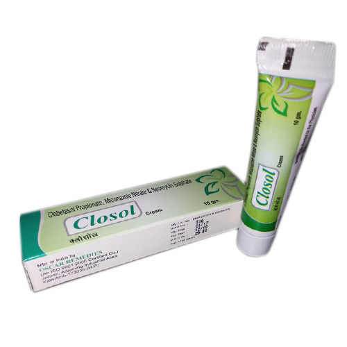 CLOSOL Clobetasol Propionate, Miconazole Nitrate, Neomycin Sulphate Cream