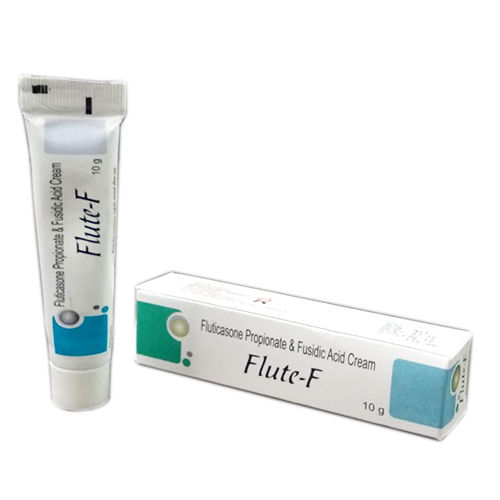 Flute-F Fluticasone Propionate And Fusidic Acid Cream, 10 GM
