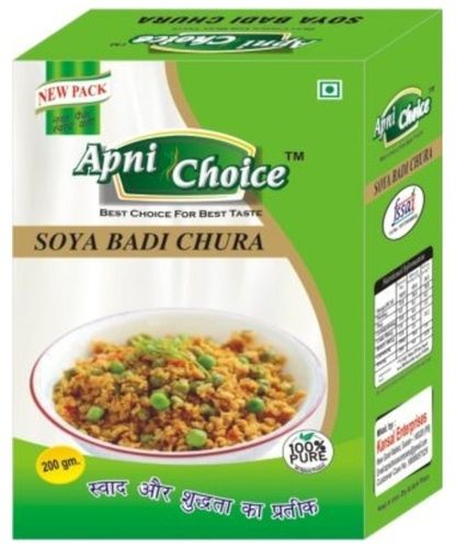 Food Grade No Added Preservatives Healthy Soya Badi Chura, 200 Gram 