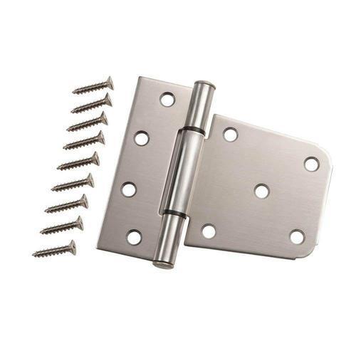 High Strength Chrome Finished Rectangular Stainless Steel Door Hinges