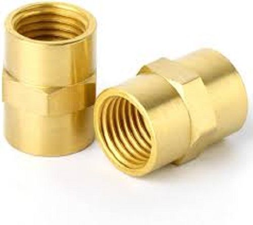 Higher Temperature Tolerance Round Golden Brass Sanitary Pipe Fittings