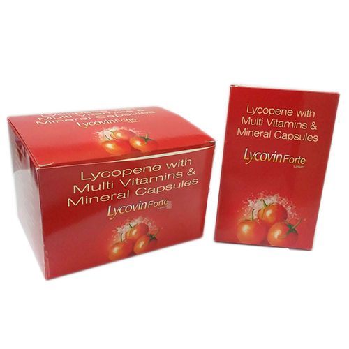 Lycovin-Forte Lycopene With Multivitamin And Multiminerals Capsules, 10X10 Pack Cas No: 20099-89-2