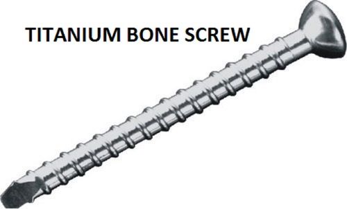 Premium Grade Titanium Bone Screw