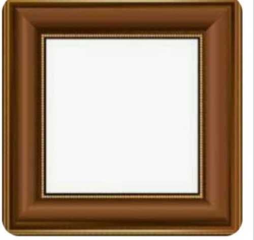 Rectangle Brown Photo Frame For Decoration, 200 Gm Weight