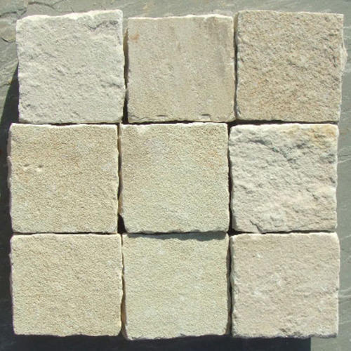 Sandstone Bricks - 0-25 mm Thickness Standard Size White Color | Heavy-Duty Water-Resistant Slip-Resistant Easy to Clean