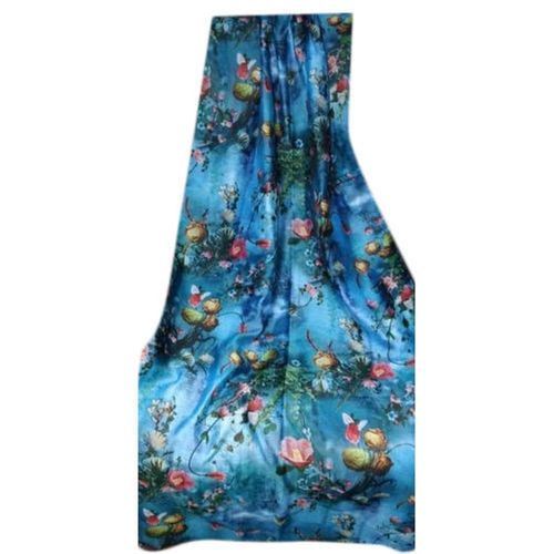 Sky Blue Color Printed Bhagalpuri Dupatta