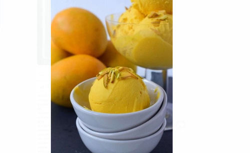 1 Kilogram Sweet And Delicious 6.8 Gram Fat Mango Ice Cream