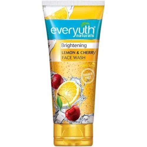 100 Gram Natural Brightening Paraben Free Lemon And Cherry Face Wash